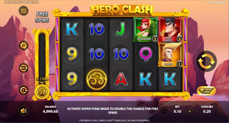 Hero Clash by Stakelogic